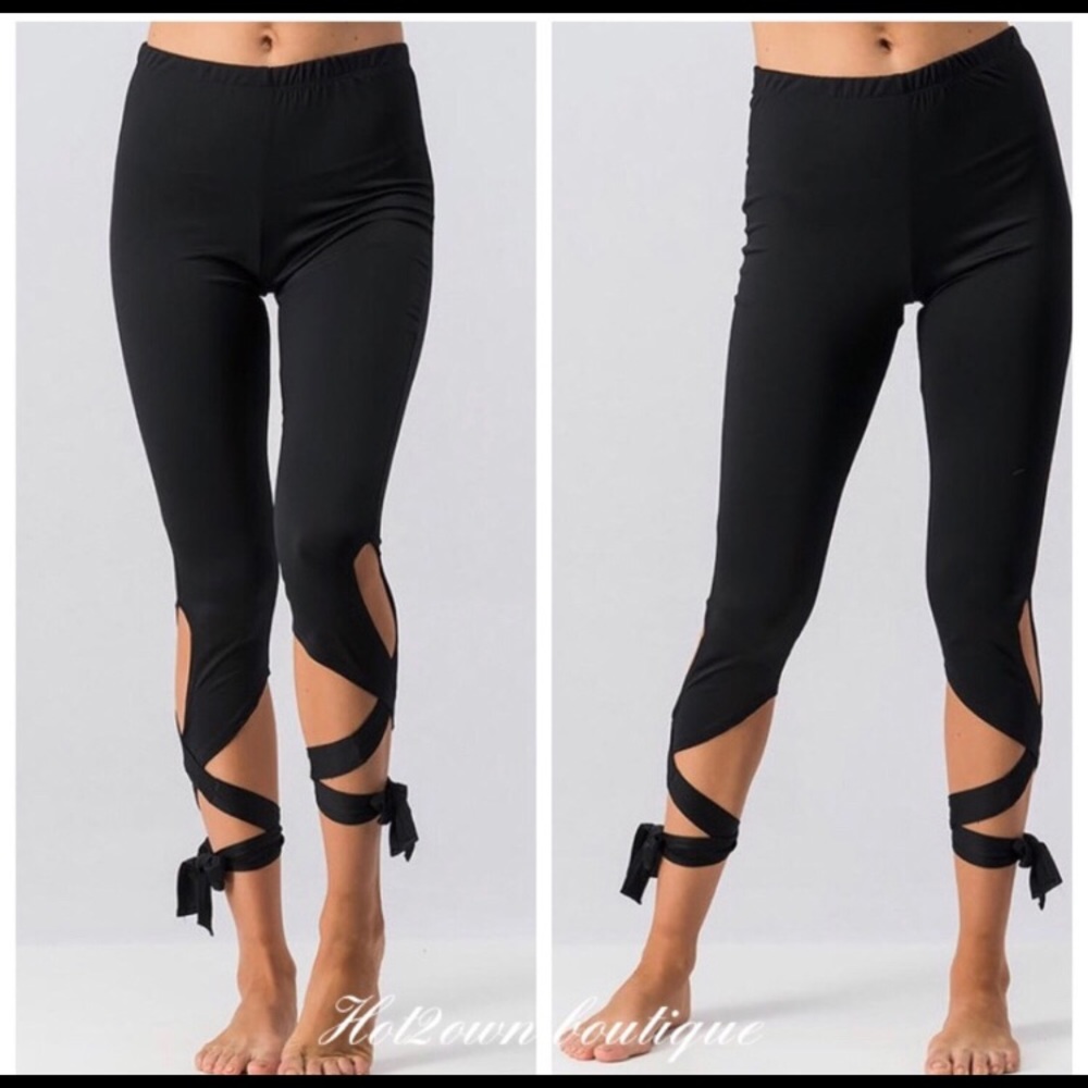Tie Cuff 🎀 leggings